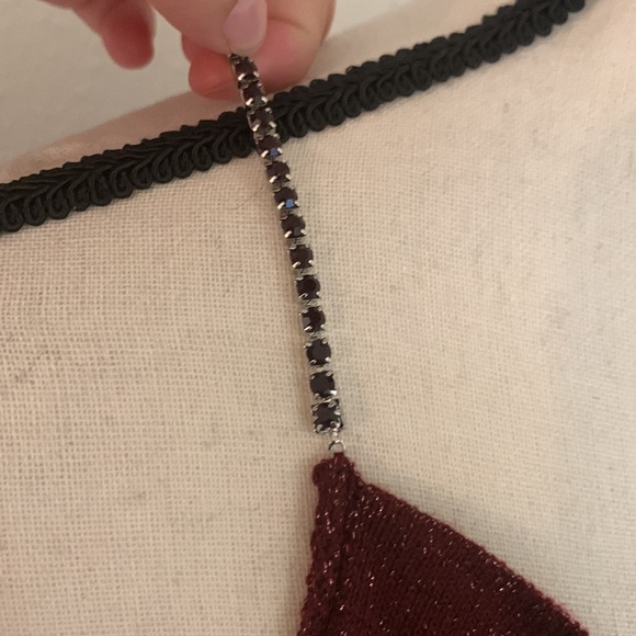 Sam Edelman Irina Cowl Neck Rhinestone Strap Camisole In size S - Picture 5 of 14